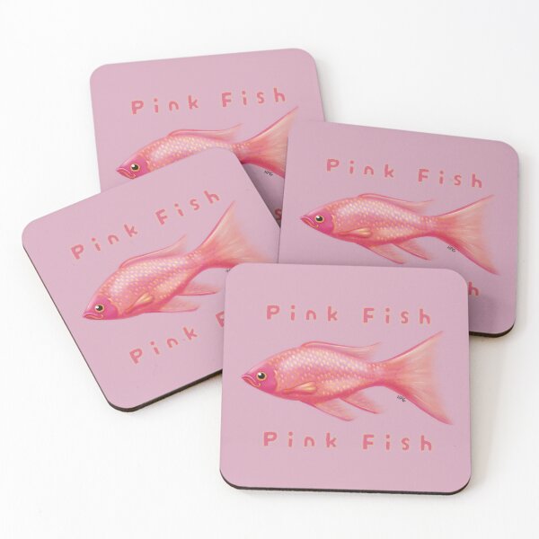 Item preview, Pink Fish Pink Fish designed and sold by Catphonesoup.
