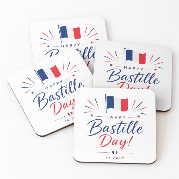 Item preview, Happy Bastille Day France Flag | French 14 July Celebration Design designed and sold by Bara Lune Design .