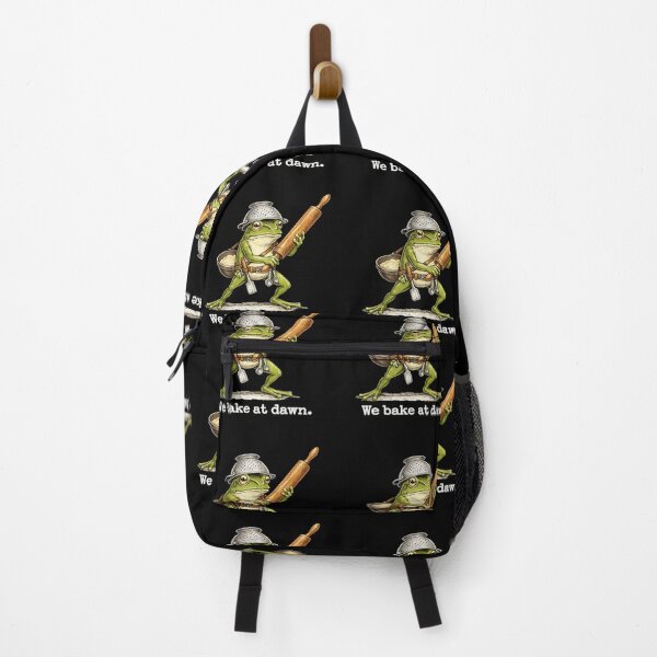 Item preview, We Bake At Dawn Funny Frog Baker Shirt | Humorous Baking Gift | Cute Frog Cooking designed and sold by DidoMidoch.