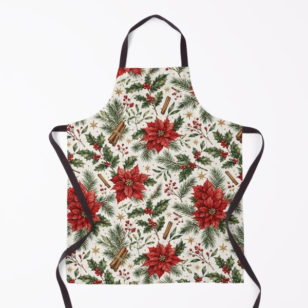 Item preview, Christmas Holly Watercolor Botanical Seamless Pattern designed and sold by Inkworksbyshery.