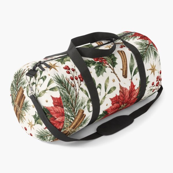 Item preview, Christmas Holly Watercolor Botanical Seamless Pattern designed and sold by Inkworksbyshery.