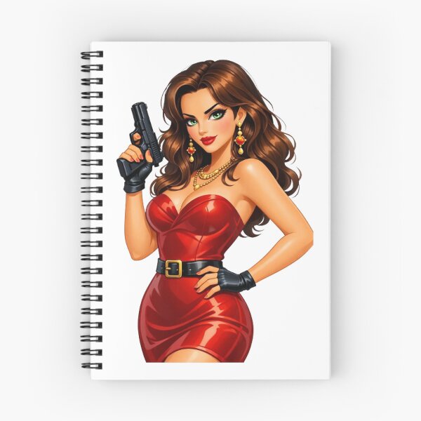 Item preview, “Fatal Beauty: an armed and dangerous woman” designed and sold by CHRIST5000.