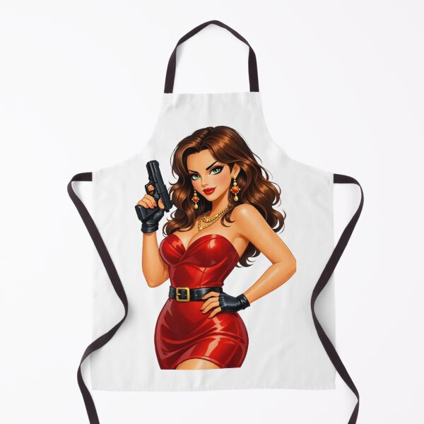 Item preview, “Fatal Beauty: an armed and dangerous woman” designed and sold by CHRIST5000.