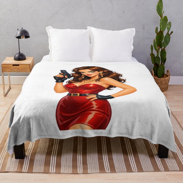 Item preview, “Fatal Beauty: an armed and dangerous woman” designed and sold by CHRIST5000.