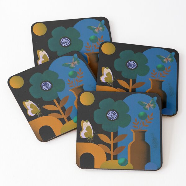 Item preview, Midnight Botanical Geometry designed and sold by joycrysstudio.