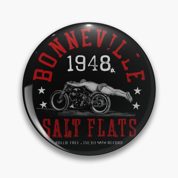 Item preview, Rollie Free 1948 Land Speed Record Bonneville Salt Flats Classic designed and sold by EdGraphy.