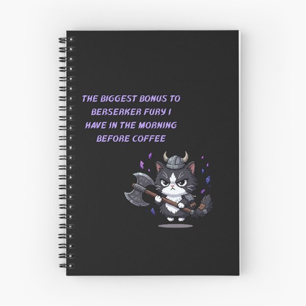 Item preview, Funny RPG Barbarian Cat Pixel Art | Berserker Coffee Meme Kawaii Design designed and sold by CrazyWizardCat.