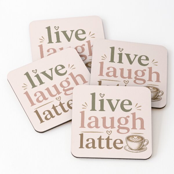 Item preview, Live, Laugh, Latte designed and sold by Vanilla-Girl.