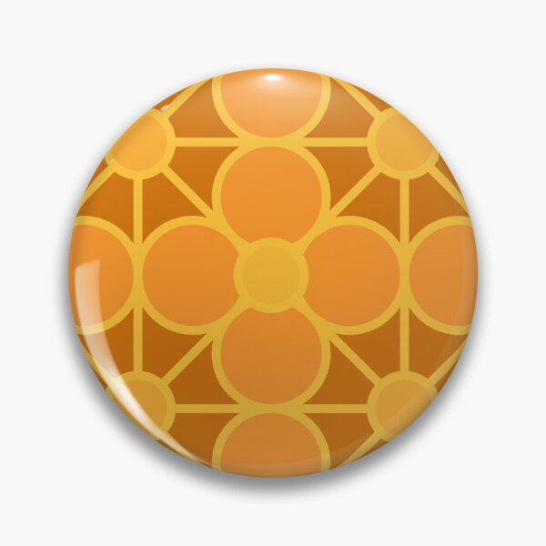 Item preview, Geometric Pattern: Plumeria: Citrus designed and sold by Red Wolf.