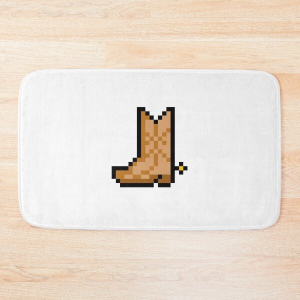 Item preview, Cowboy Boot Pixel Art designed and sold by chipkazoo.