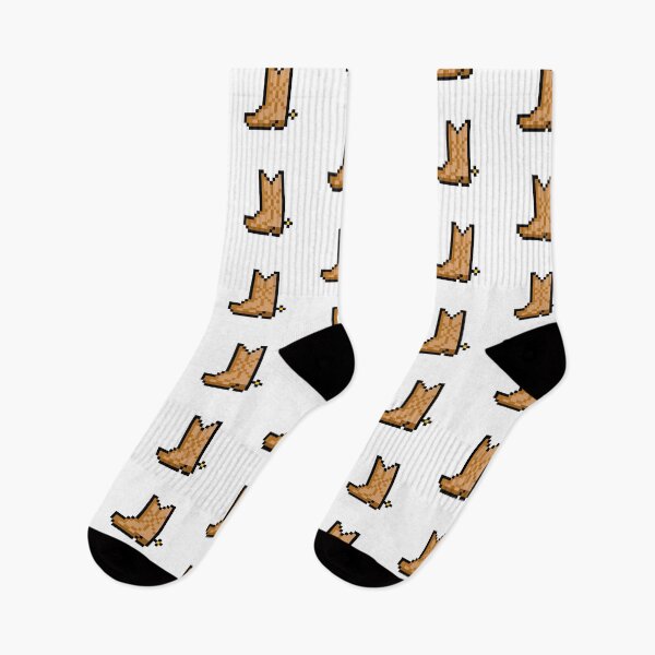 Item preview, Cowboy Boot Pixel Art designed and sold by chipkazoo.