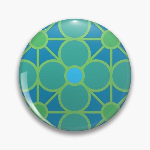 Item preview, Geometric Pattern: Plumeria: Sokha designed and sold by Red Wolf.