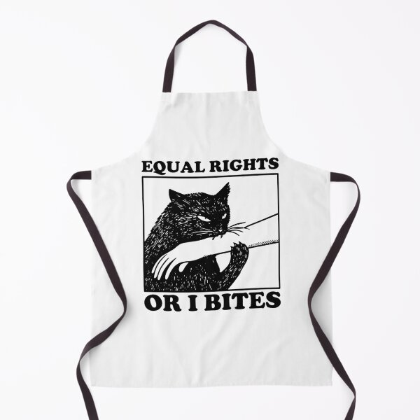 Item preview, Equal Rights or I bites Funny Feminist Human Rights Social Justice Black Cat Anti Trump designed and sold by gunaone-design.