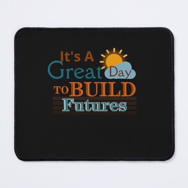 Item preview, It's A Great Day To Build Futures Retro Typography Teacher designed and sold by Printlytee.