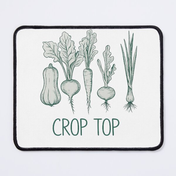 Item preview, Crop Top Funny Vegetable Garden Shirt | Gardener Humor Gift | Farming Pun designed and sold by DidoMidoch.