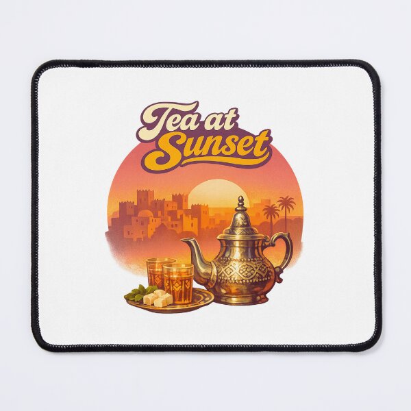 Item preview, Tea at Sunset – International Tea Day designed and sold by LuveraxArt.