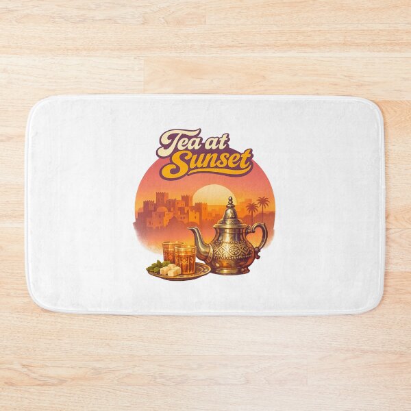 Item preview, Tea at Sunset – International Tea Day designed and sold by LuveraxArt.