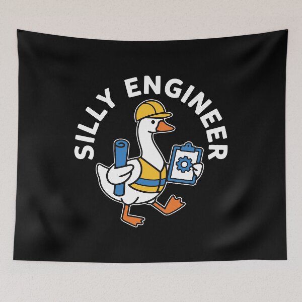 Item preview, Silly Engineer Funny Goose Mechanical Engineer Gift designed and sold by gunaone-design.