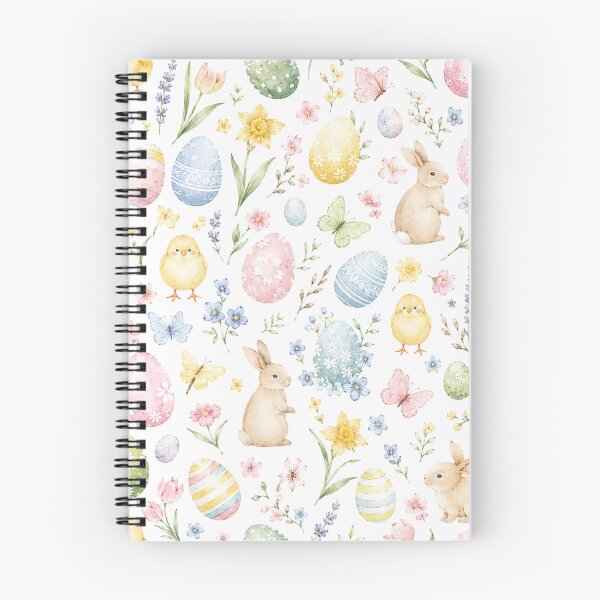 Item preview, Easter Spring Watercolor Pastel Seamless Pattern Print designed and sold by Inkworksbyshery.