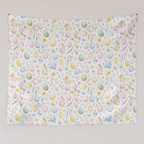 Item preview, Easter Spring Watercolor Pastel Seamless Pattern Print designed and sold by Inkworksbyshery.