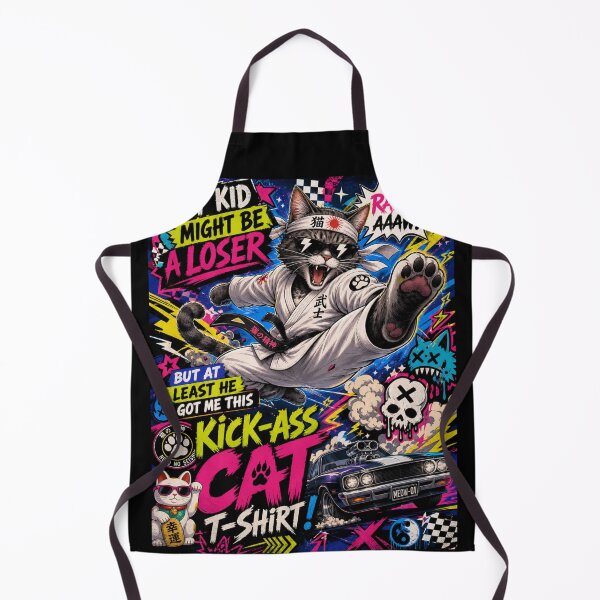 Item preview, My Kid Might Be a Loser But at Least He Got Me This KICK-ASS CAT T-shirt! designed and sold by Birdie and Flynn.