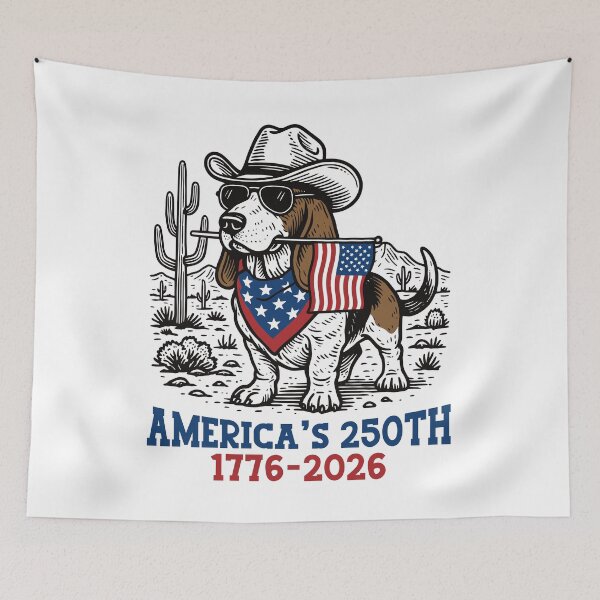 Item preview, America 250th Anniversary Patriotic Dachshund Dog 4th Of July designed and sold by gunaone-design.