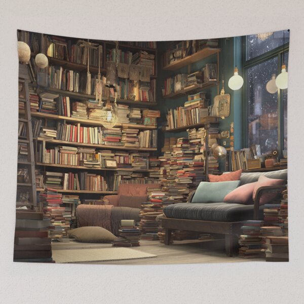 Item preview, Cozy Library Goal designed and sold by bubblyrainbow.
