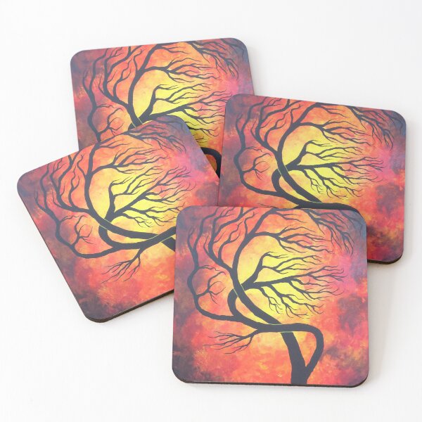 Item preview, Red windblown tree of life designed and sold by Jordanka Yaretz.