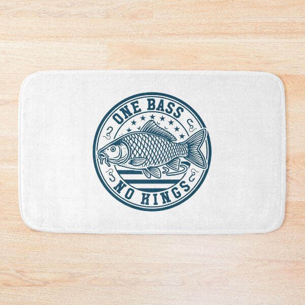 Item preview, One Bass No Kings - One Boss No Kings Funny Anti-Trump Fishing designed and sold by gunaone-design.
