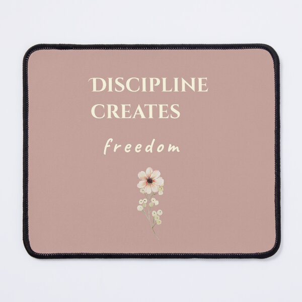 Item preview, Discipline Creates Freedom | Elegant Minimal Motivational Journal designed and sold by Creativ_Design.