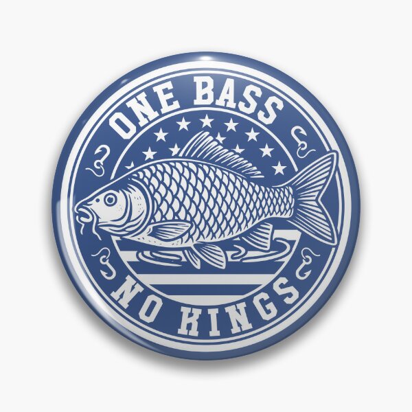 Item preview, One Bass No Kings - One Boss No Kings Funny Fishing Trump designed and sold by gunaone-design.