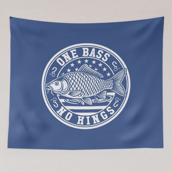 Item preview, One Bass No Kings - One Boss No Kings Funny Fishing Trump designed and sold by gunaone-design.