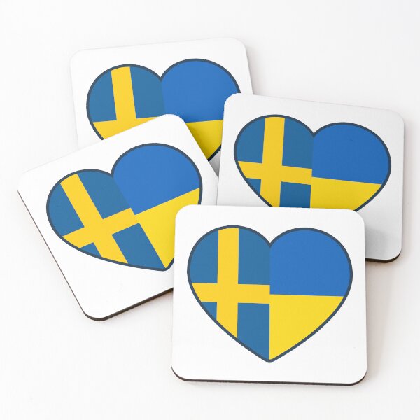 Item preview, Sweden Ukraine | 2 Nations 1 Heart designed and sold by sublimesun.