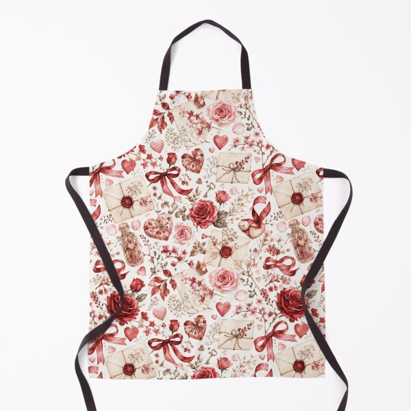 Item preview, Valentine Romantic Watercolor Botanical Seamless Pattern designed and sold by Inkworksbyshery.