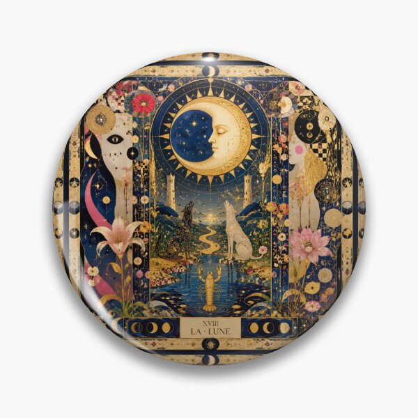 Item preview, Tarot card 'The Moon'. designed and sold by Natalia-Vlad.