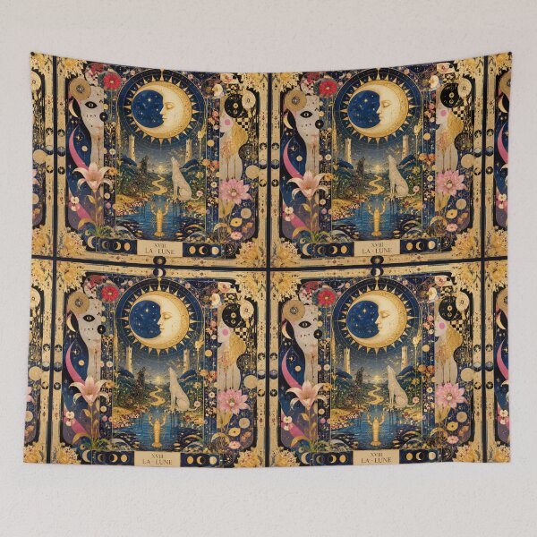 Item preview, Tarot card 'The Moon'. designed and sold by Natalia-Vlad.