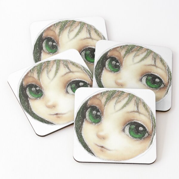 Item preview, Curious Face In The Void | Big Eyes Surreal Art designed and sold by MixArtStudio77.