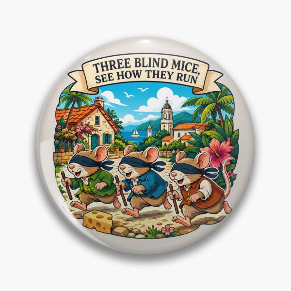 Item preview, Three Blind Mice Whimsical Storybook designed and sold by Myra365Art.
