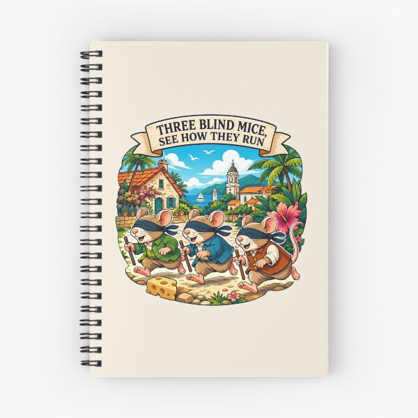 Item preview, Three Blind Mice Whimsical Storybook designed and sold by Myra365Art.
