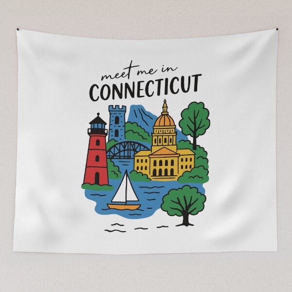 Item preview, Meet Me In Connecticut For Connecticut Lover designed and sold by gunaone-design.