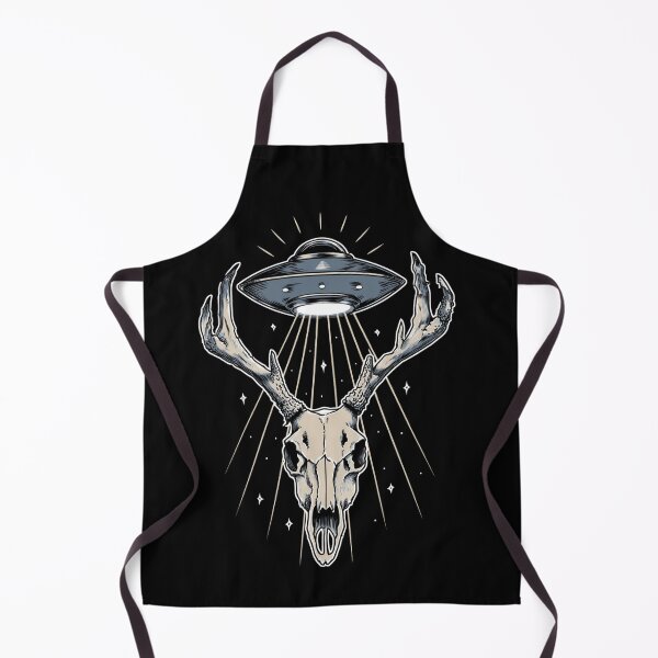 Item preview, UFO Abduction Deer Skull designed and sold by Cosmic Cactus.