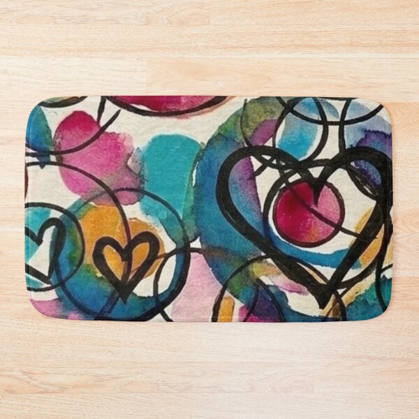 Item preview, Watercolor Hearts designed and sold by DDLeach.