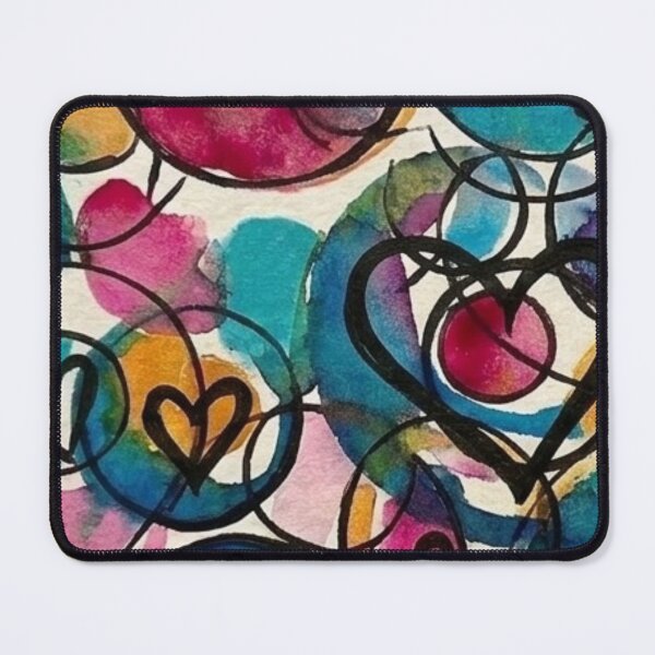 Item preview, Watercolor Hearts designed and sold by DDLeach.