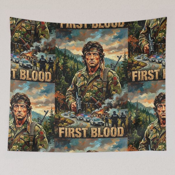 Item preview, First Blood: They Drew First Blood, Not Him designed and sold by Art's Diner.
