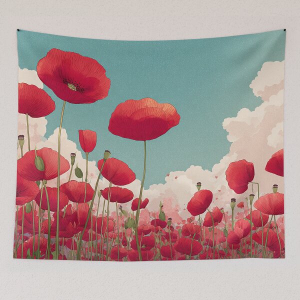 Item preview, Poppy Field designed and sold by bubblyrainbow.