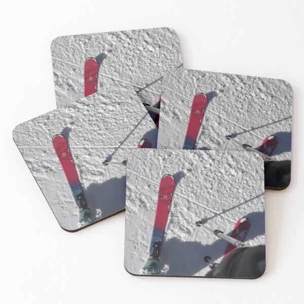 Item preview, Skiing Down Snowy Mountain Slope View designed and sold by clicksbyAnanya.