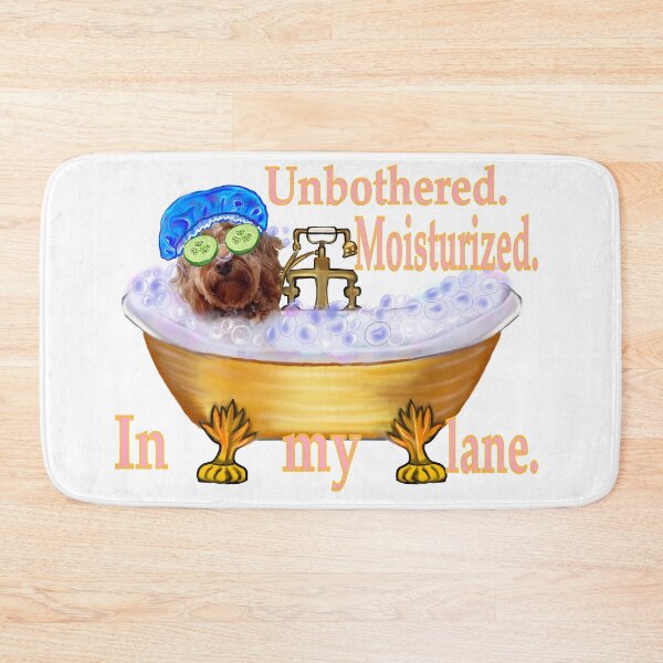 Item preview, Unbothered Moisturized In My Lane Cavapoo Dog Spa designed and sold by Artonmytee.