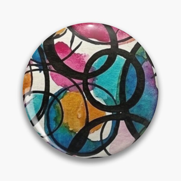 Item preview, Watercolor Circles  designed and sold by DDLeach.