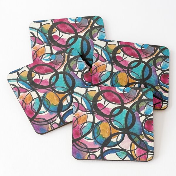 Item preview, Watercolor Circles  designed and sold by DDLeach.