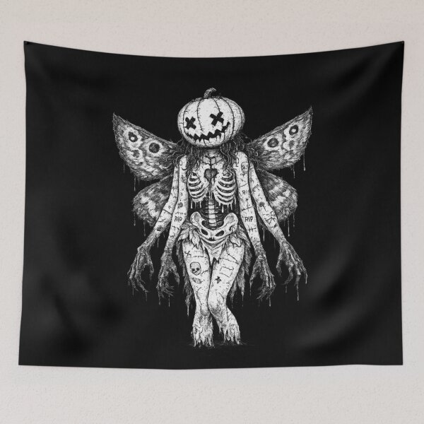 Item preview, Pumpkin Mothgirl designed and sold by VineFiddle.